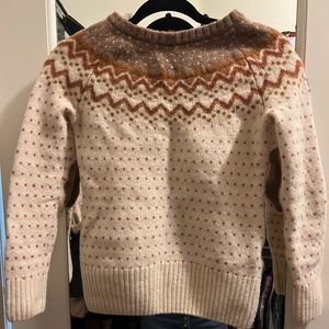 Fjallraven Ovik Knit Sweater in Terracotta Pink